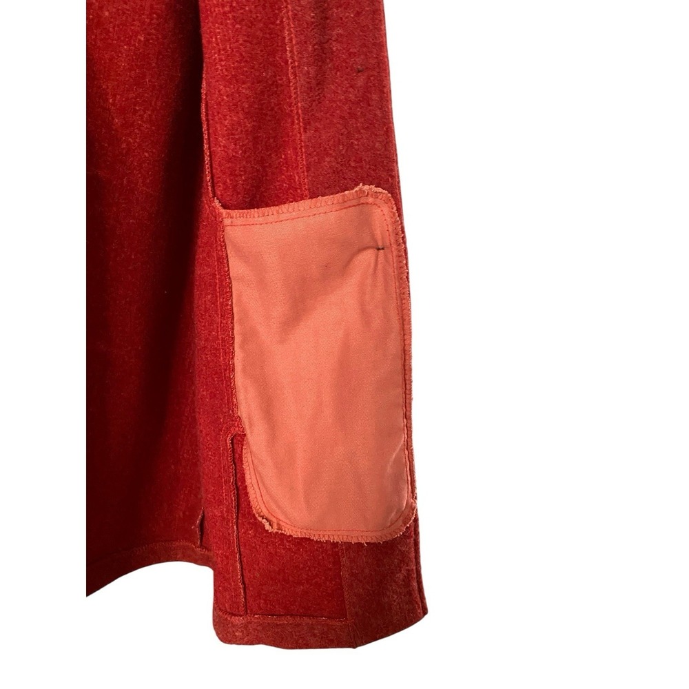 Stormy Kromer Women's Red Button Front Collared Mid-Length Jacket Size L - Picture 5 of 6